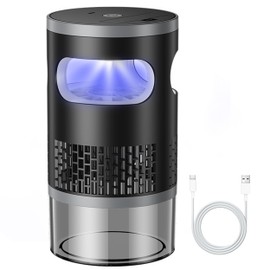 Mosquito Zapper, Fly Zapper Indoor & Outdoor, Fly Catcher with UV Light, Electric Fly Killers with 2 Lighting Modes and Type-C Charging for Pool, Kitchen, Office, Camping, Dorm, Bedroom, Garage