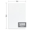 TOPS Memo Pads, 4" x 6", White Paper, 100 Sheets,