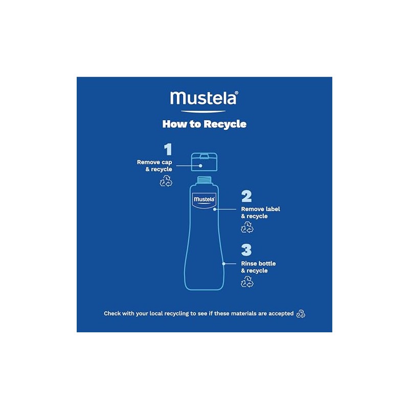 Mustela Gentle Baby Shampoo with Organic Avocado - Fresh Scent,