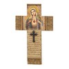 Roman 601308 Joseph Studio Immaculate Heart Saint Cross, 8-inch Height,