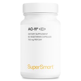 Supersmart - AC-11 Supplement (Cat's Claw Extract) 700mg per Day - Uncaria Tomentosa Bark - Cell DNA Repair - Anti Aging & Immune Support | Non-GMO & Gluten Free - 60 Vegetarian Capsules