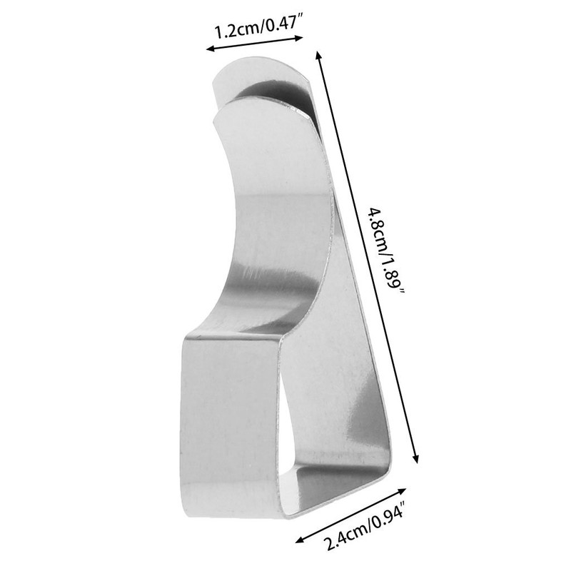 WOWOWO Table Cloth Clips 4Pcs Stainless Steel Table Cloth Tablecloth