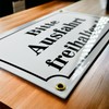 Sosenco Bitte Ausfahrt freihalten Sign - 15 x 25 cm