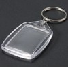 King&Pig 50PCS Key Chains Key Rings with Transparent Clear Picture