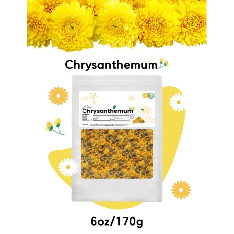 [ 6oz/170g ] Farmer Queen Premium Qualified Dried Golden Chrysanthemum