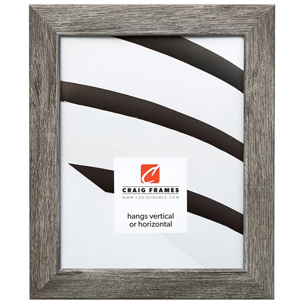Craig Frames 26030 11 by 17-Inch Picture Frame, Smooth Grain Finish, 1.26-Inch Wide, Gray Barnwood