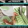 11 Bamboo Microfibre Cloths XXL, Washable Sponges + Bag, Premium