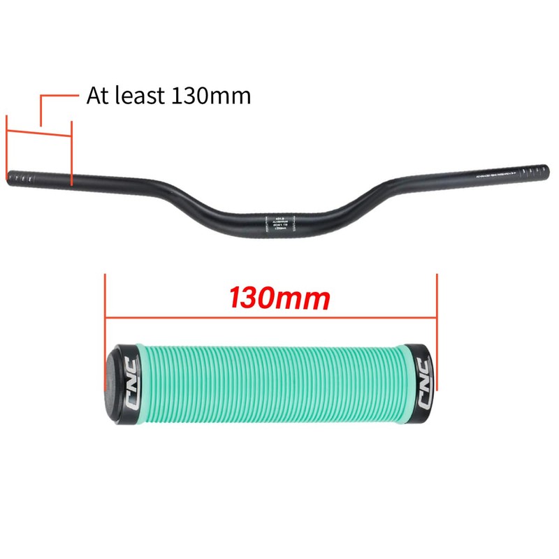 CNCLOL Mountain Bike Handlebar Grips,Bicycle Handlebar Grips for MTB/BMX,Blue