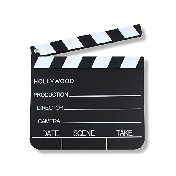 S / O Clapperboard 18 x 20 CM Clapper Board