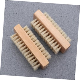 Healeved Professional Manicure Set Double-sided Nail Brush for Hands Feet Gentle