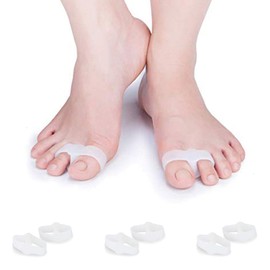 PEDIMEND Gel Toe Spacer with Double Loop (3PAIR - 6PCS) | Provide Relief from Bunion & Overlapping Toes | Unisex | Foot Care