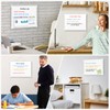 AMUSIGHT Double-Sided White Board, 16" x 12" Dry Erase Board