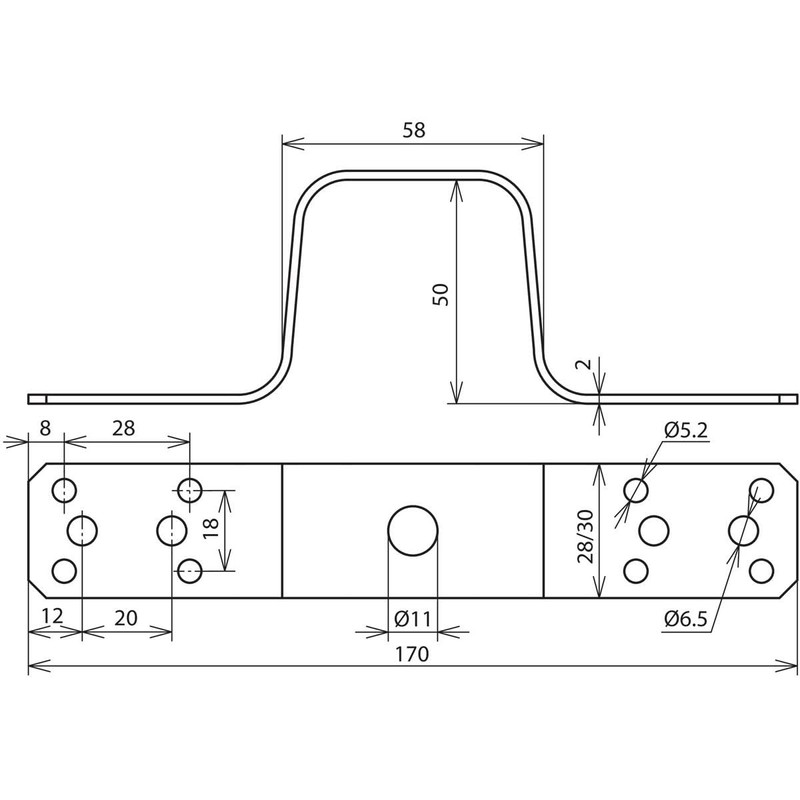 Dehn 377006 – Borna puenteado 2 x 6.5/4 x 5,2
