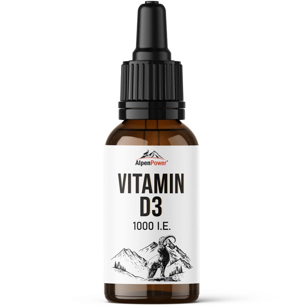 Alpenpower AlpenPower Vitamin D3 50 ml (1700 Tropfen) I 1000