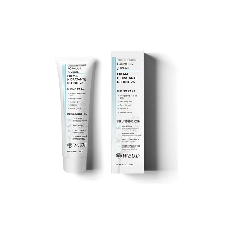 Weud Crema Hidratante Facial Reparadora Colágeno 100g