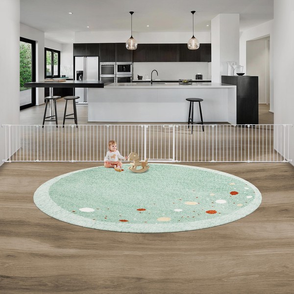 Peekabu Easy Walk-Thru Safety Gate for Doorways and Stairways with