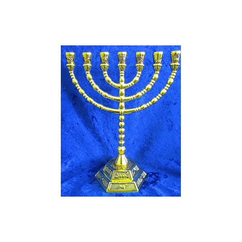 12 Tribes of Israel Jerusalem Temple Menorah choose from 3