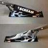 Scream Ghost Face Kitchen Knife With Laser Engraved Stand