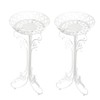Sungmor Lightweight Metal Flower Pot Stands - 2 Pack 29.7
