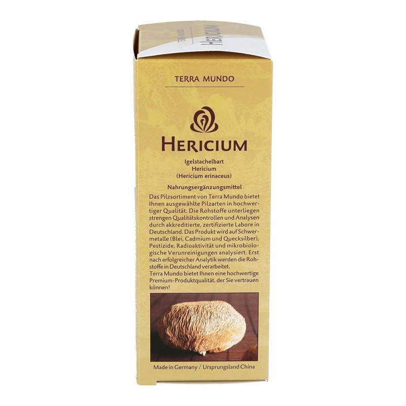 Terra Mundo Hericium Organic Vital Mushroom Vegan