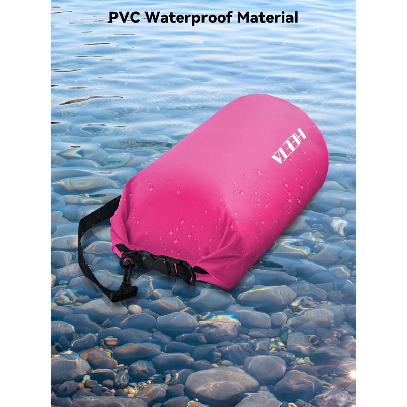HEETA Waterproof Dry Bag for Women Men, Roll Top Lightweight