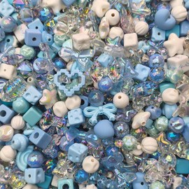 Acrylic Beads Mix(16mm)-Beading making-Bead Assortmens-DIY:_Big Ear Dog_300ml(Best Deal)