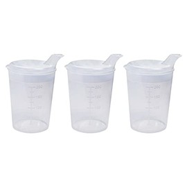 Medi-Inn Schnabelbecher Schnabeltasse Trinkbecher Transparent Ãffnung 12 x10 mm (3 StÃ¼ck)