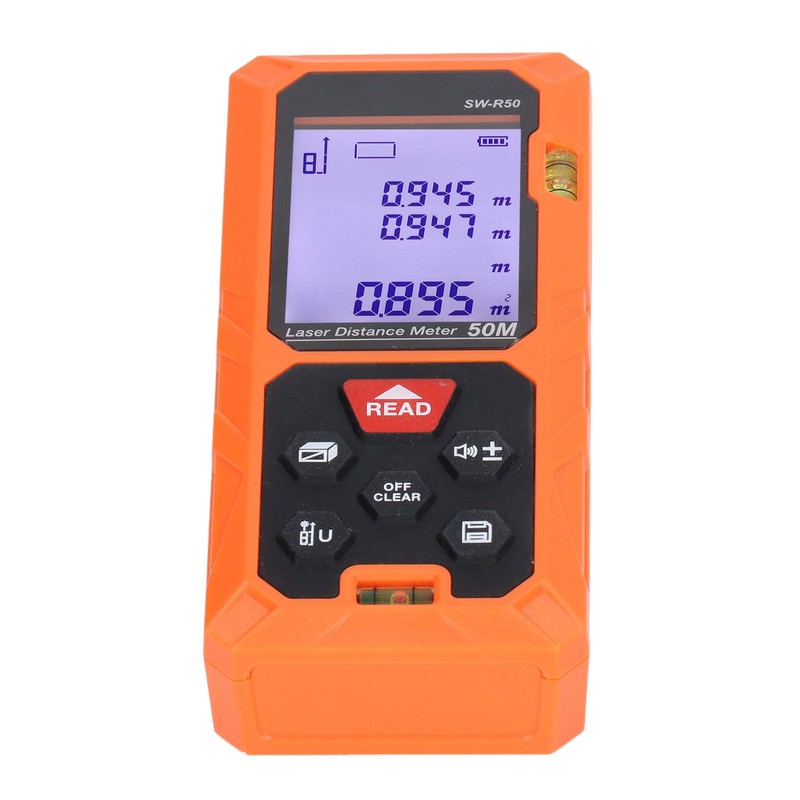 Handheld Laser Distance Meter High Accuracy Double Sensing Holes Digital