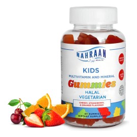 Multivitamínico en Gomitas Nahraan Health para Niños, Sabores Frutales, 90 Piezas