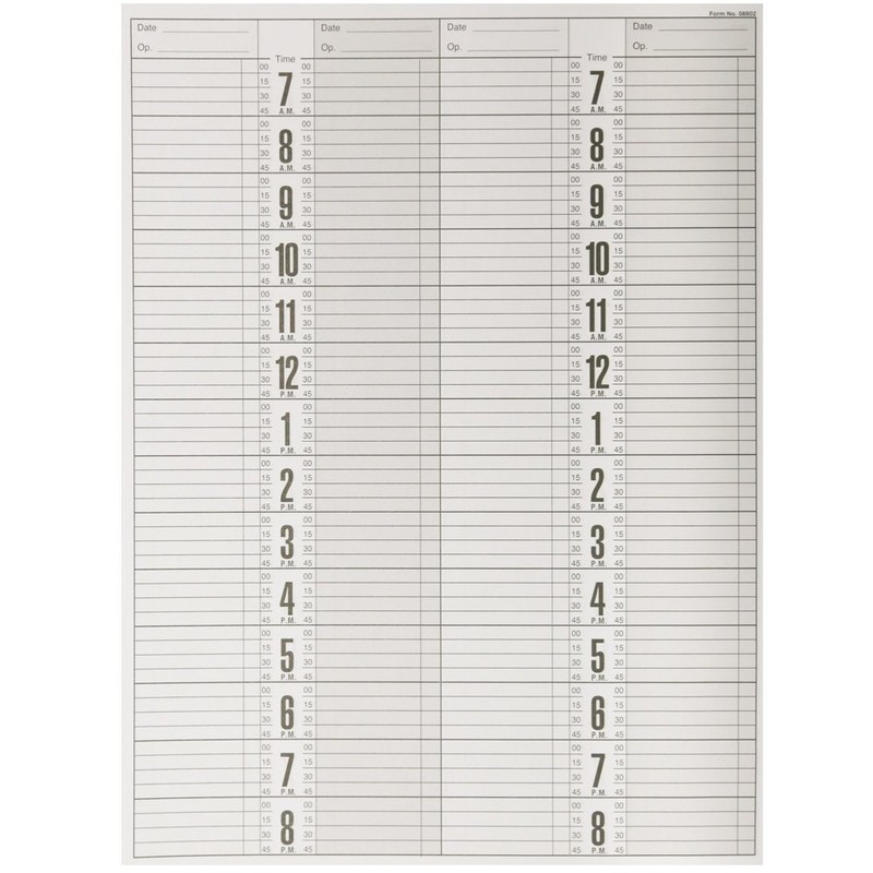 MARIANNA Salon 4 Columns Appointment Book BK-08802