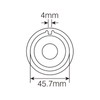 Hozan C-135 All Case Lock Ring Tool, Chain Case Fastening