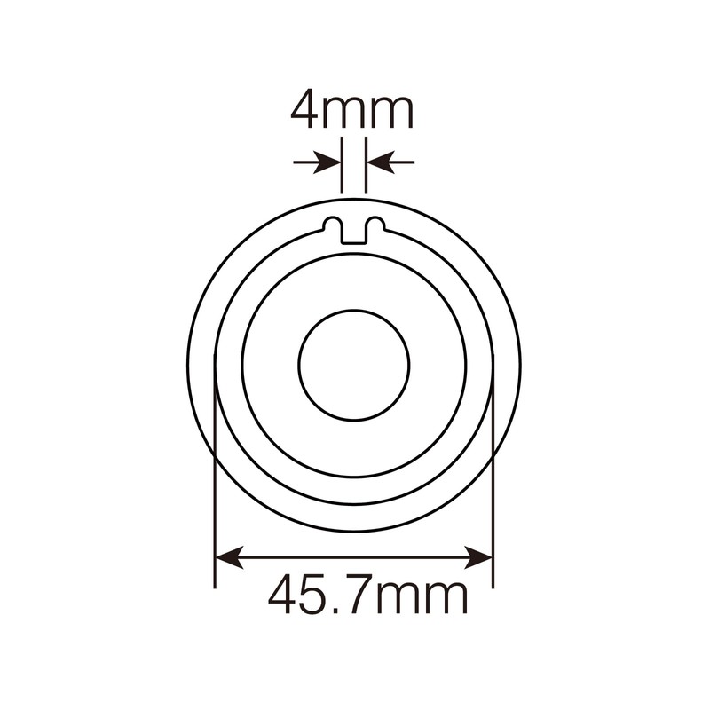 Hozan C-135 All Case Lock Ring Tool, Chain Case Fastening