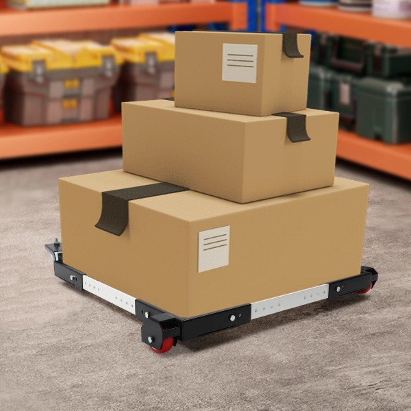 OCASAMI 600lbs Adjustable Mobile Base Heavy Duty Rectangular Mobile Base