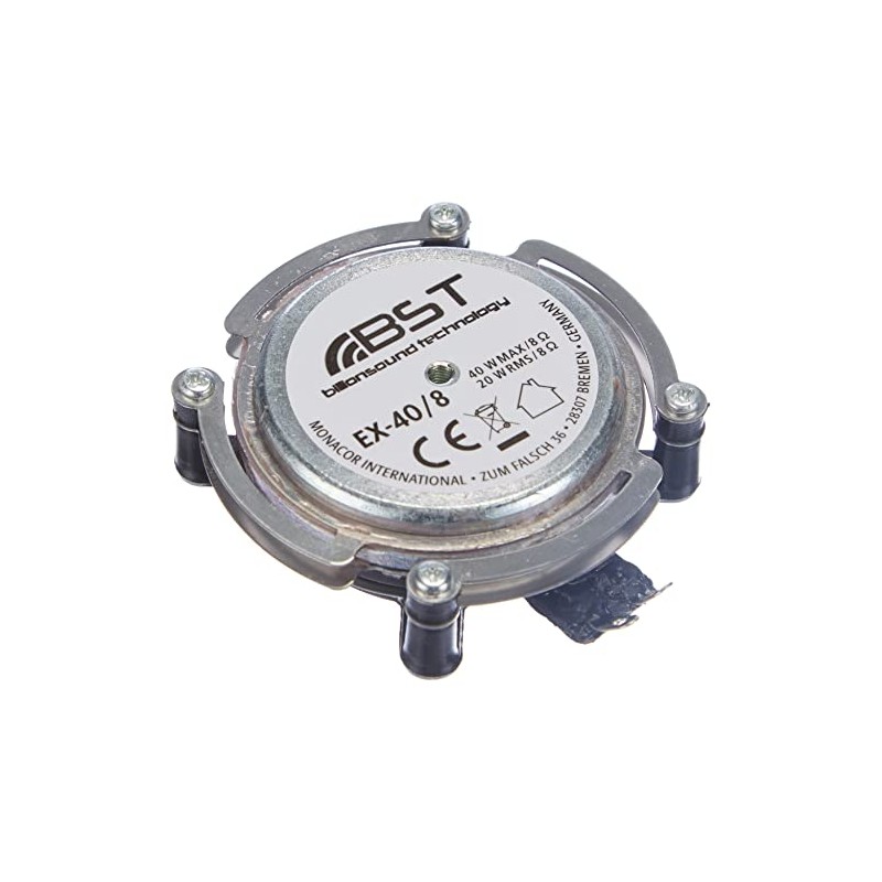 MONACOR EX-40/8 Audio Exciter/Resonators, 20 W, 8 ohm