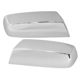 APA Replacement for Exterior Rear View Chrome Mirror Cover Cap 2014-2019 SILVERADO SIERRA Pair Left and Right Side 22889520 22889519