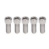 20Pcs Bolt Socket Cap Screws Coarse Thread A2‑70 Stainless Steel