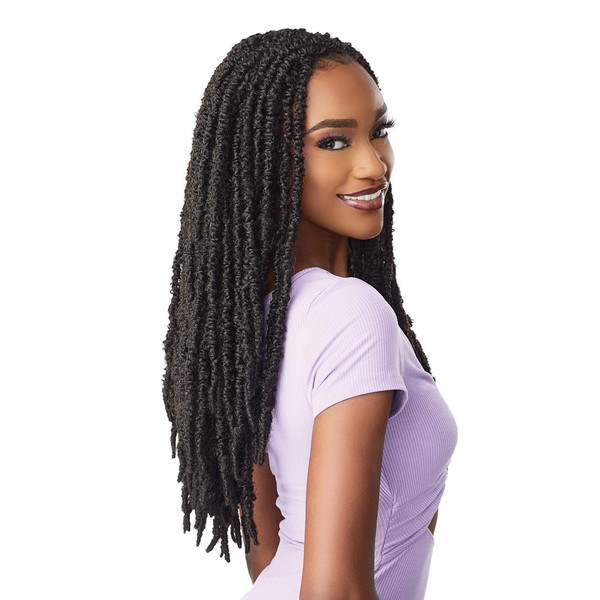 Sensationnel Synthetic Lulutress Pre Looped Crochet Braid - 2X SKINNY