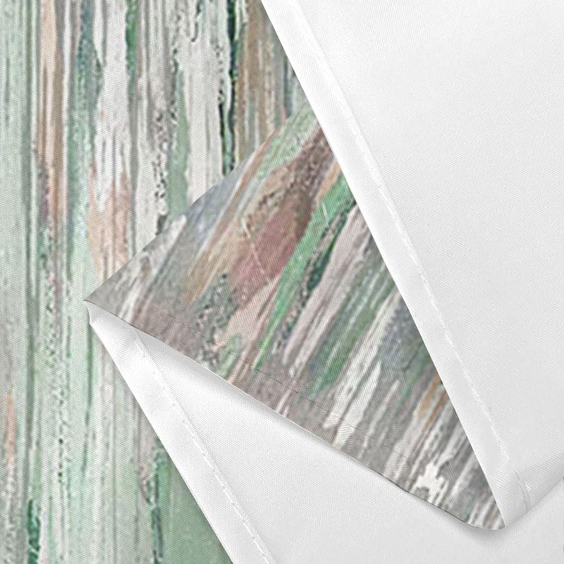 JAWO Abstract Shower Curtain, Modern Aesthetic Stripe Shower Curtain Sets