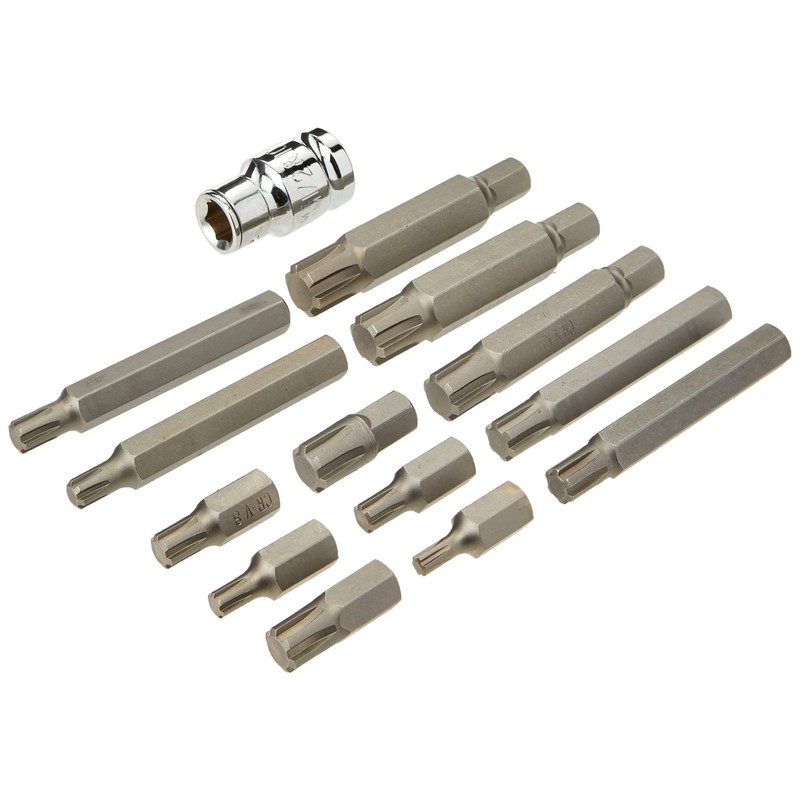 BERGEN DR RIBE 1/2" M5-M14 POLYDRIVE SOCKET BIT SET 30-75MM