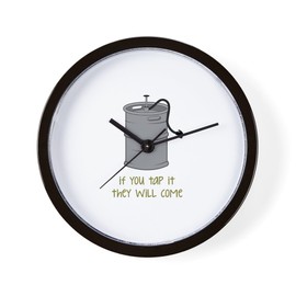 CafePress You Tap It 10" Wall Clock for Livingroom, Kitchen, or Office