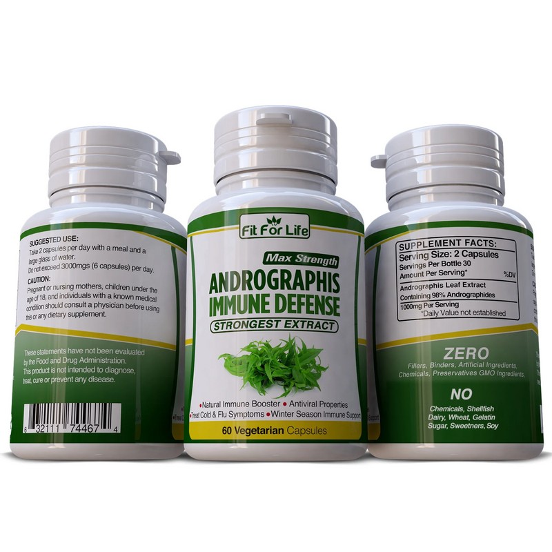 Natural Cure Labs Premium Andrographis Extract 1000mg Andrographolid