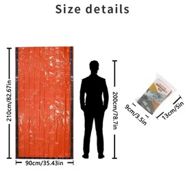 SNZ Emergency Bivvy Bag - Ultralight Rescue Blanket - Emergency Backpack - Waterproof, Windproof & Heat Reflective - Ideal for Outdoor, Camping, Hiking, Prepper & Disaster Protection