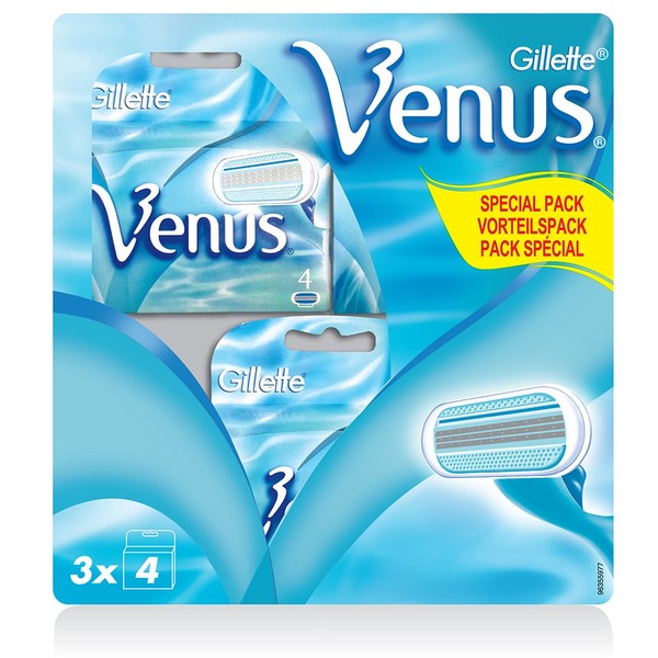 Gillette Venus Rasierklingen Vorratspack 12 Stück, 1er Pack (1 x 12 Stück)