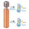 V5 Hotend Heatbreak All-Metal Threaded Upgrade Ti Alloy and Copper