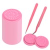 MFUOE 20pcs False Eyelash Glue Tray Store Glue for False