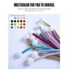 JOYJULY Magnetic Curtain Tiebacks (6 Pack),Modern Pearl Curtain Drapes Clips