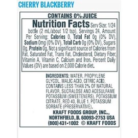 MiO Liquid Water Enhancer - Cherry Blackberry, makes 24 servings + Vitamins, 1.62 oz each, (Pack of 5)