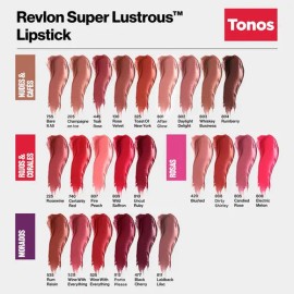 Labial Revlon Super Lustrous Restage Tono Laidback Lilac                                                                                              