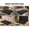 Black Non-Slip Floor Mat 40cm x 60cm - Durable and
