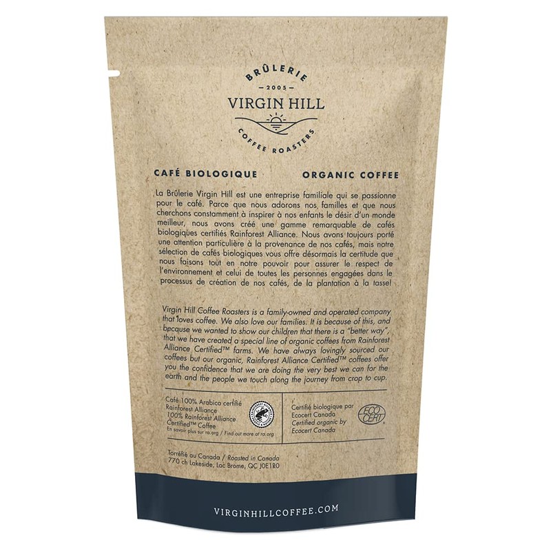 Virgin Hill Coffee - Organic Espresso L'Roma - Smooth Intensity